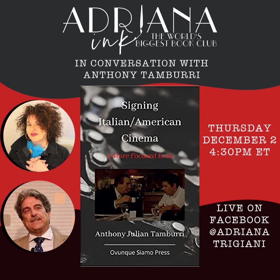 Adriana Ink: In Conversation with Anthony Tamburri